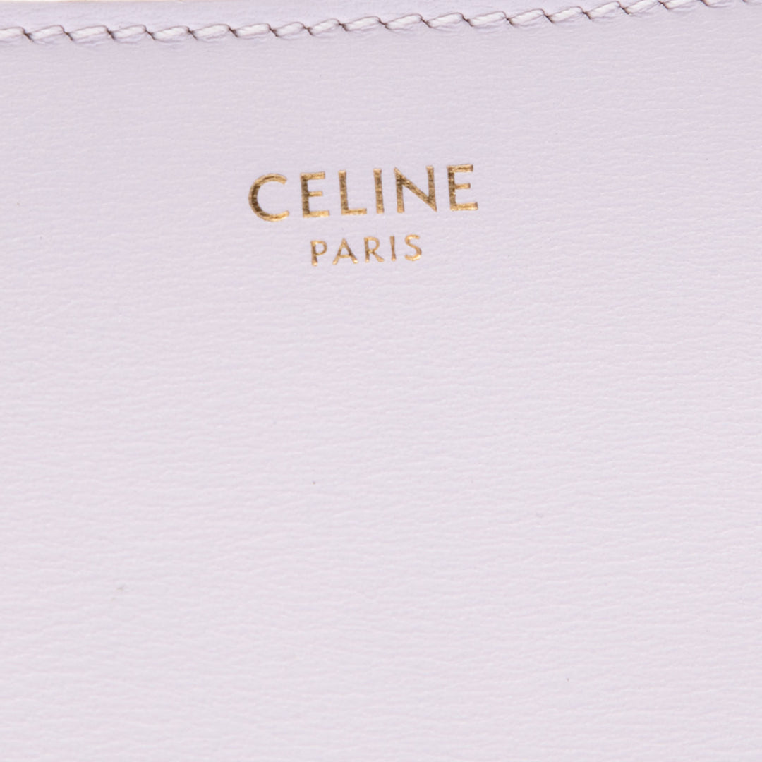 brillant Croque Sac Moyen Cuir de veau Rose