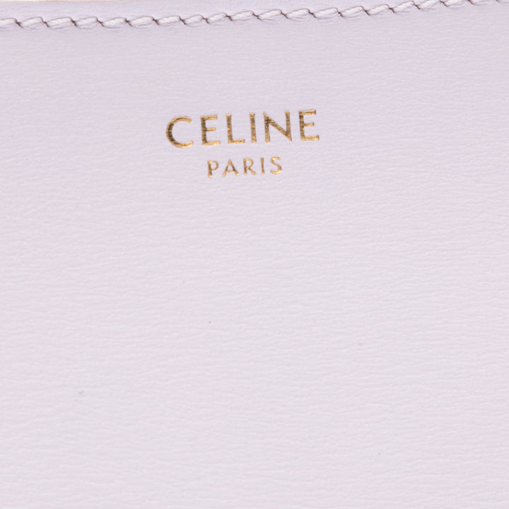 brillant Croque Sac Moyen Cuir de veau Rose