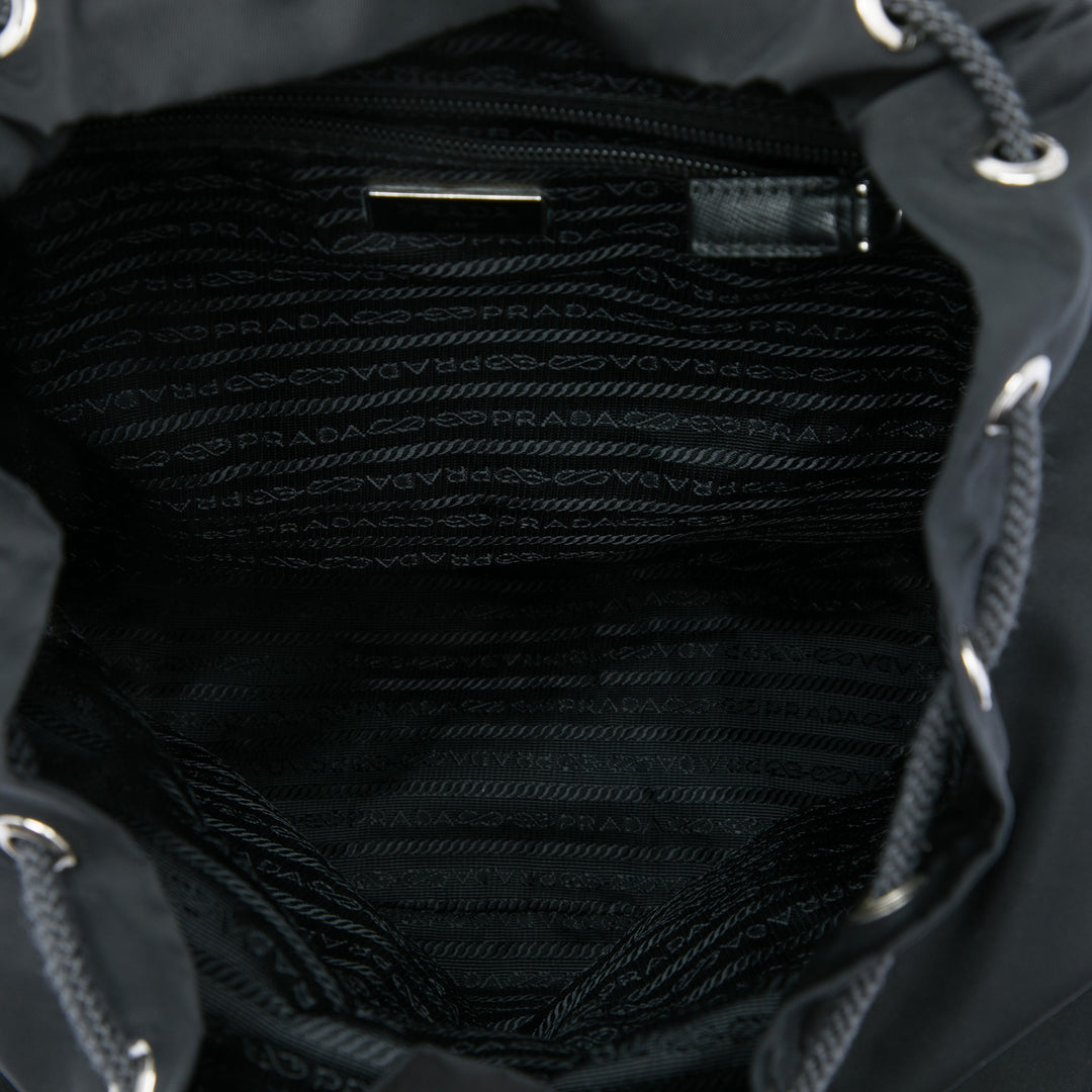 Prada Saffiano à finitions Tessuto Sac à dos