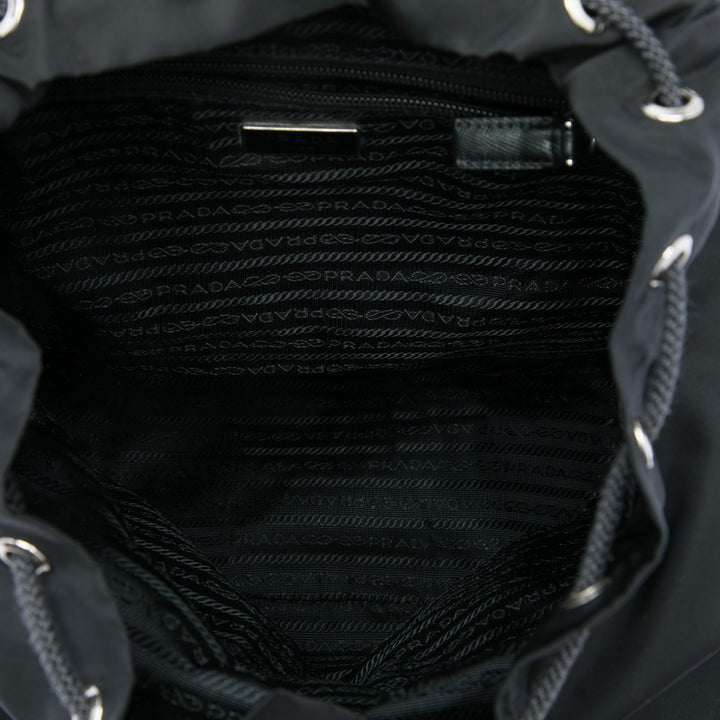 Prada Saffiano à finitions Tessuto Sac à dos