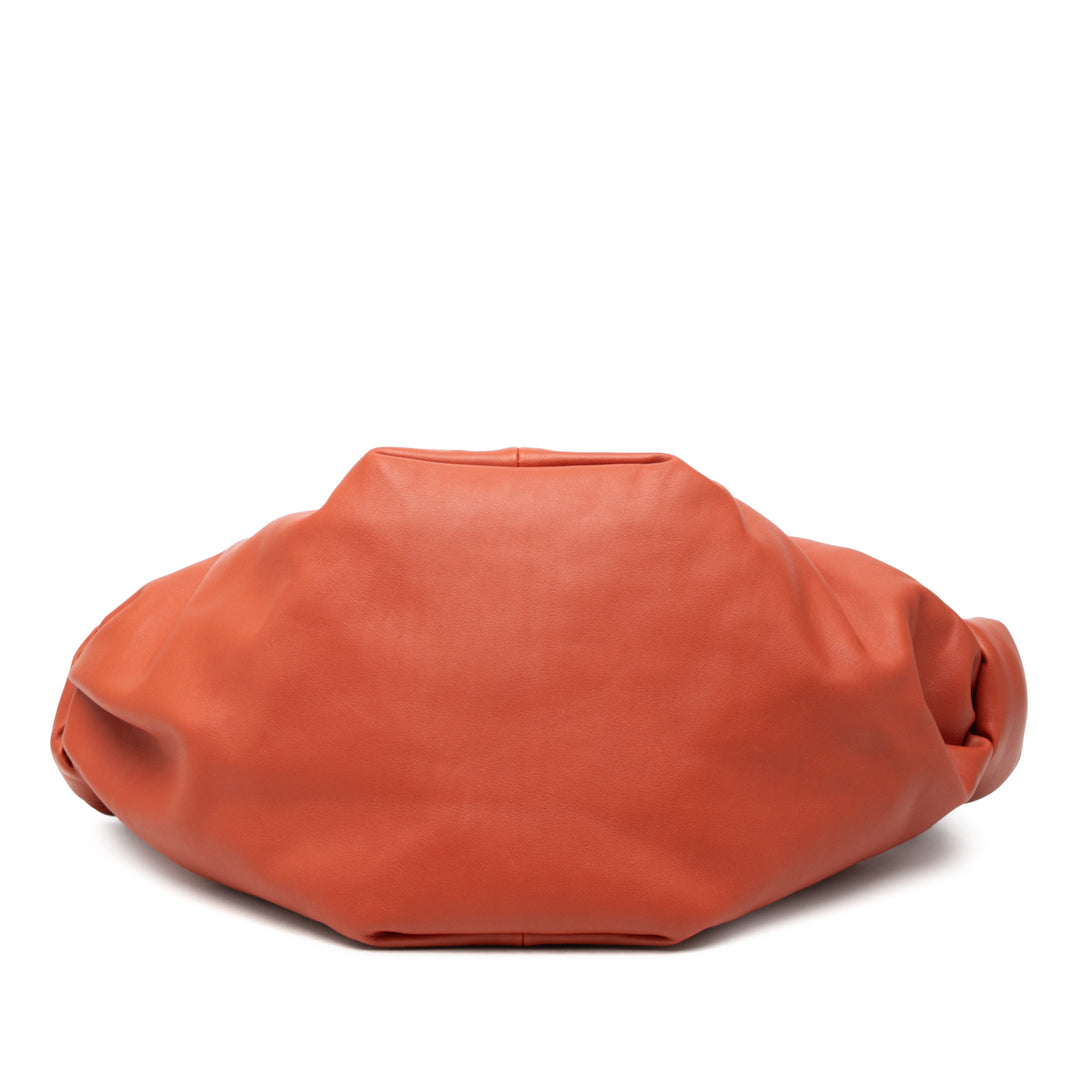 Bottega Veneta Sac à main Double Knot Mini Cuir de veau Orange – vue 3 – GABY PARIS