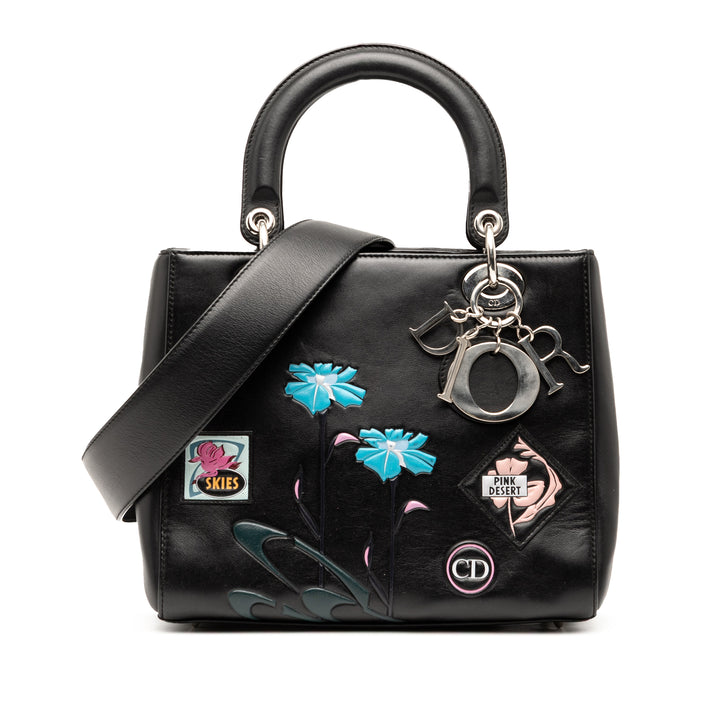 Dior Medium Cuir de veau Paradise Lady Dior Noir