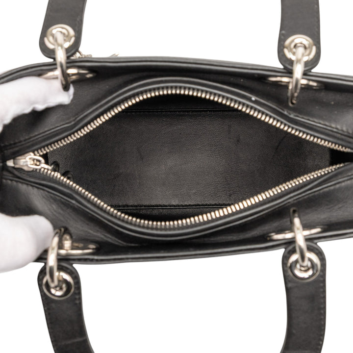 Dior Medium Cuir de veau Paradise Lady Dior Noir