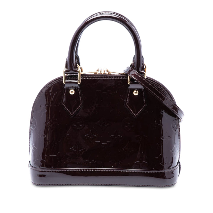 Alma BB Cuir verni Monogram Violet