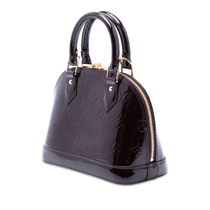 Alma BB Cuir verni Monogram Violet