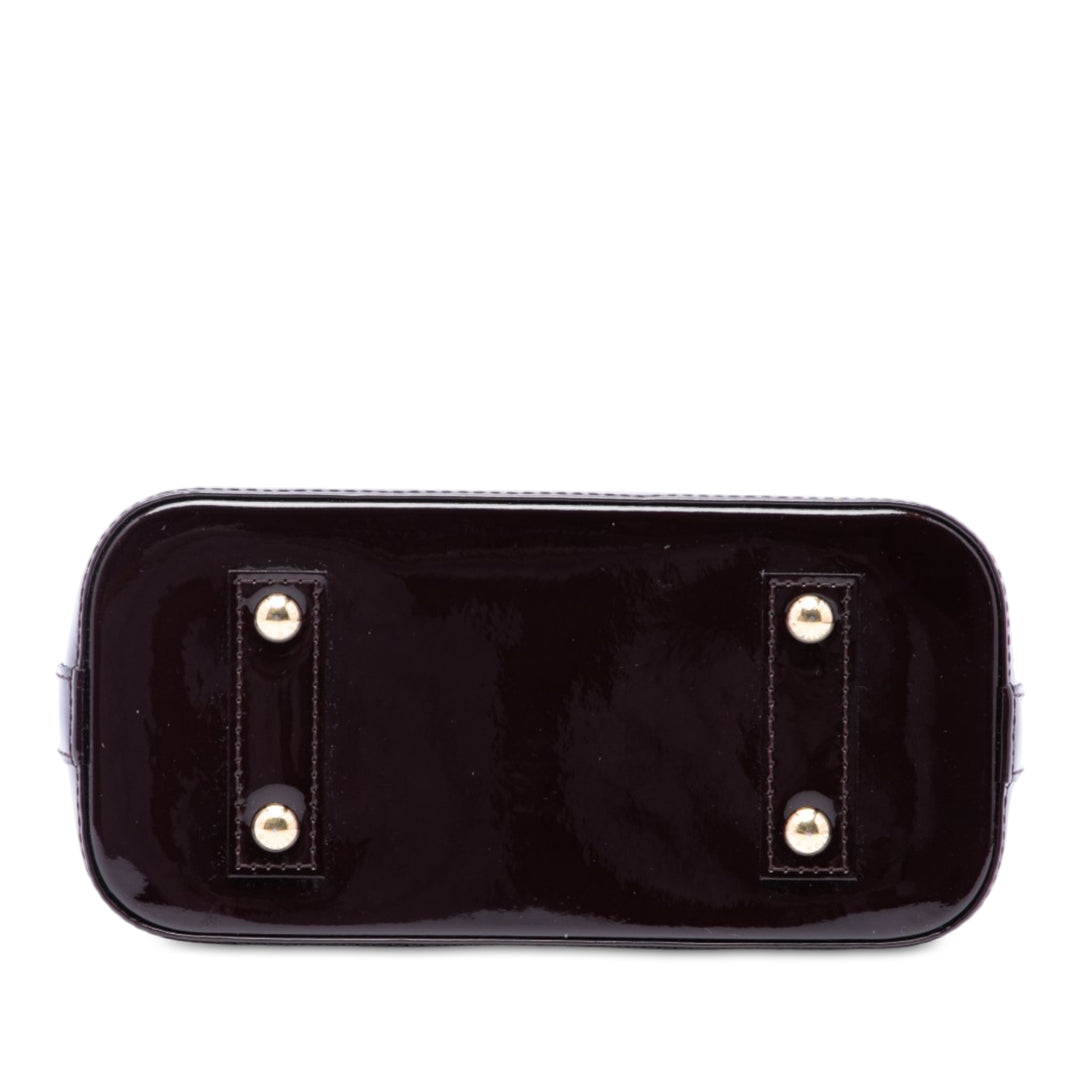 Alma BB Cuir verni Monogram Violet