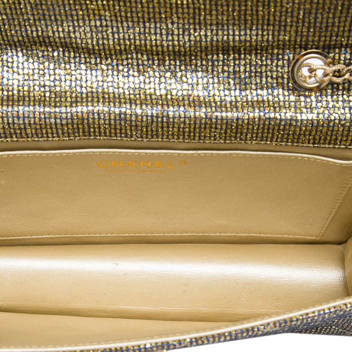 Chanel Matelassé Glitter Toile Reissue 2.55 à rabat