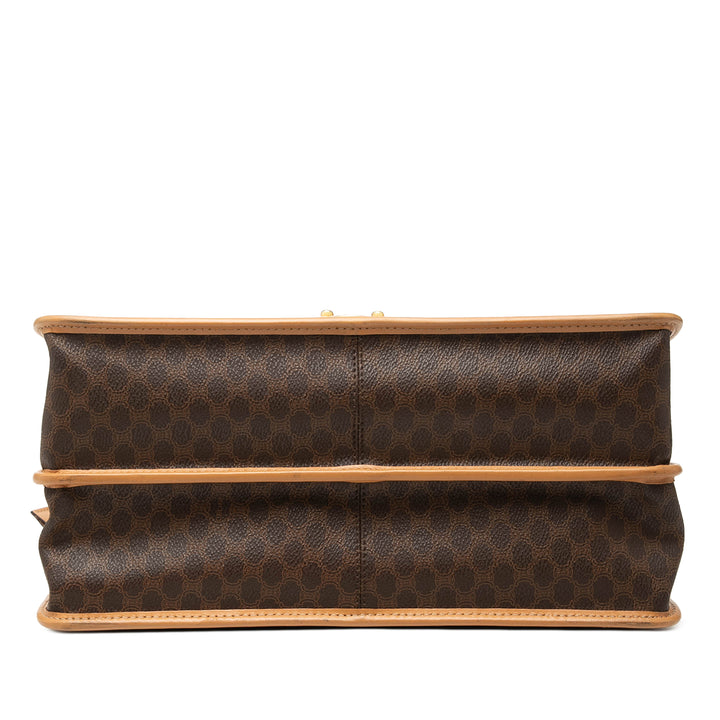 Celine Macadam Sac Toile enduite Marron – vue 3 – GABY PARIS