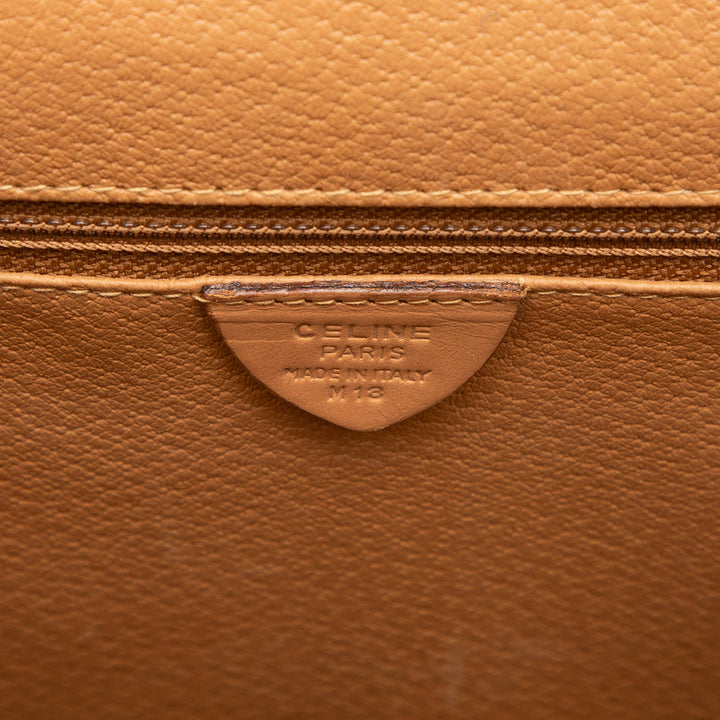 Celine Macadam Sac Toile enduite Marron – vue 5 – GABY PARIS