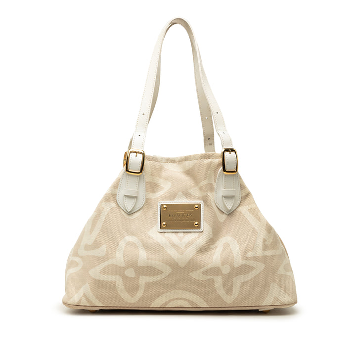 Louis Vuitton Tahitienne Cabas PM Monogram Beige – vue principale – GABY PARIS