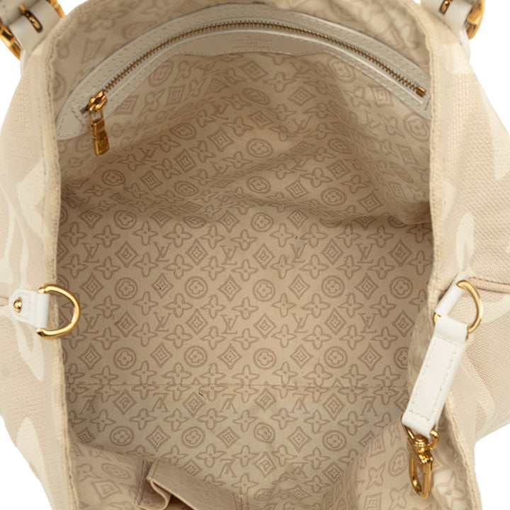 Louis Vuitton Tahitienne Cabas PM Monogram Beige – vue 4 – GABY PARIS