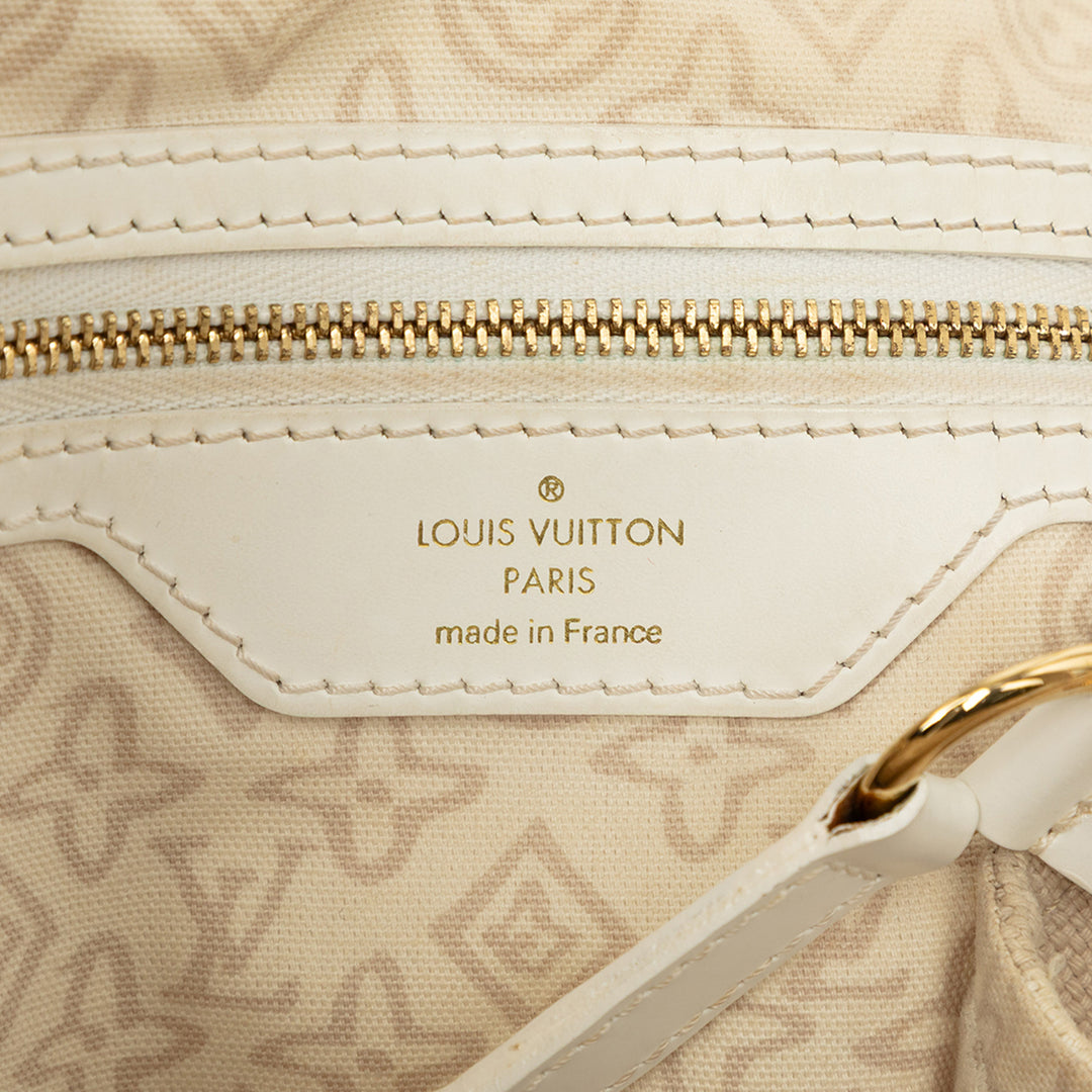 Louis Vuitton Tahitienne Cabas PM Monogram Beige – vue 5 – GABY PARIS