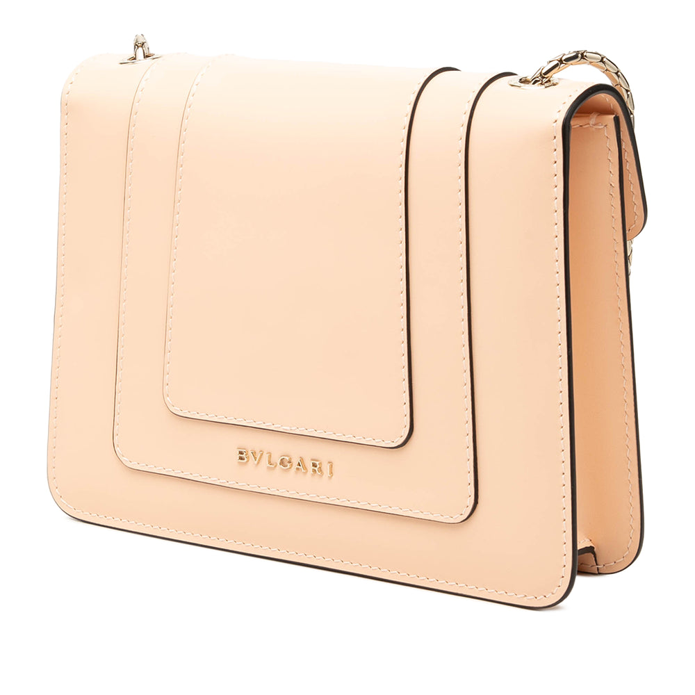 Bvlgari Sac bandoulière Serpenti Forever Chaîne Petit Marron – vue 2 – GABY PARIS