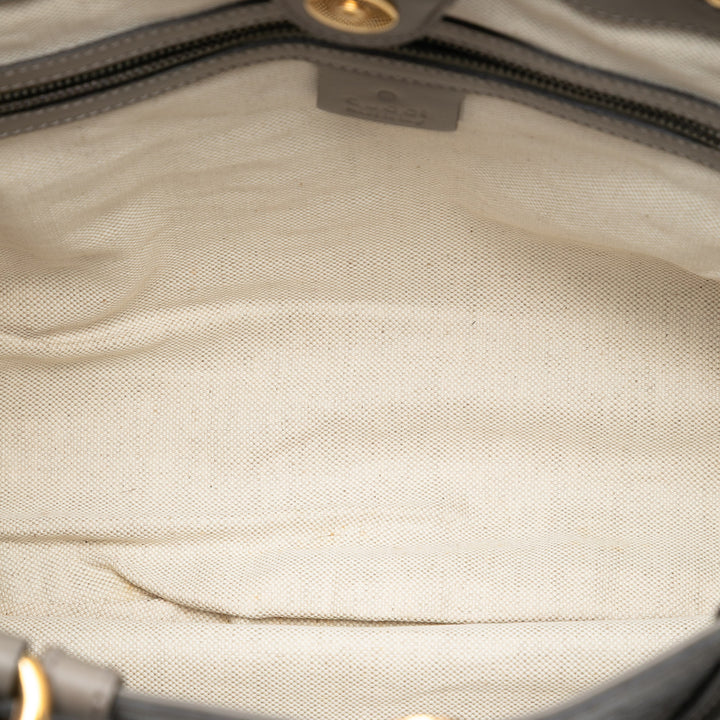 Gucci Cabas Guccissima Scarlett Gris – vue 4 – GABY PARIS