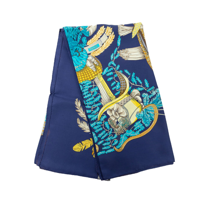Hermès Chapeau! Foulard 90 Bleu – vue principale – GABY PARIS