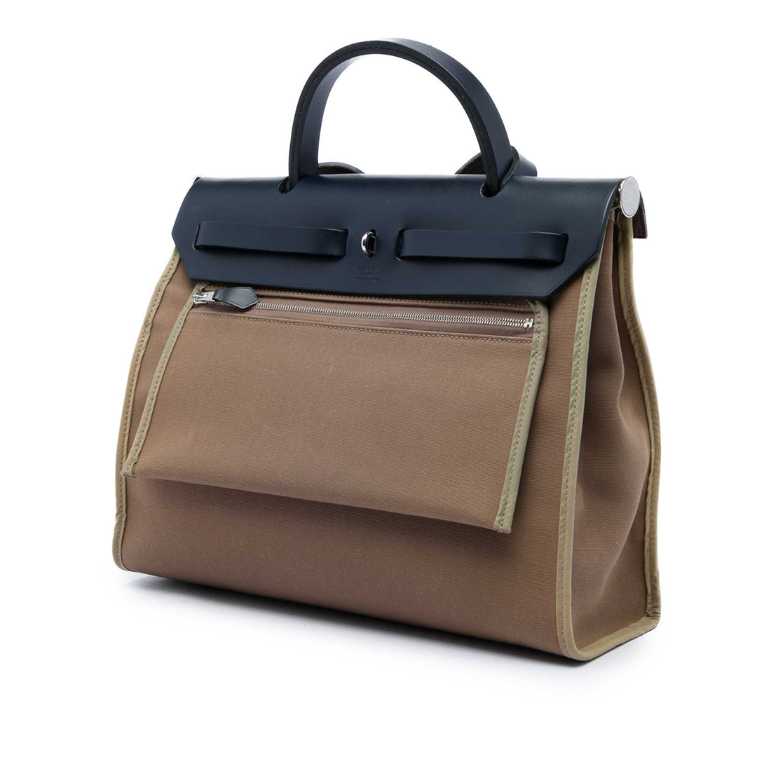 Hermès Herbag Zippé 31 Marron – vue 2 – GABY PARIS