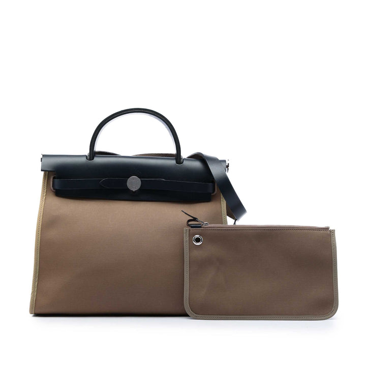 Hermès Herbag Zippé 31 Marron – vue 6 – GABY PARIS