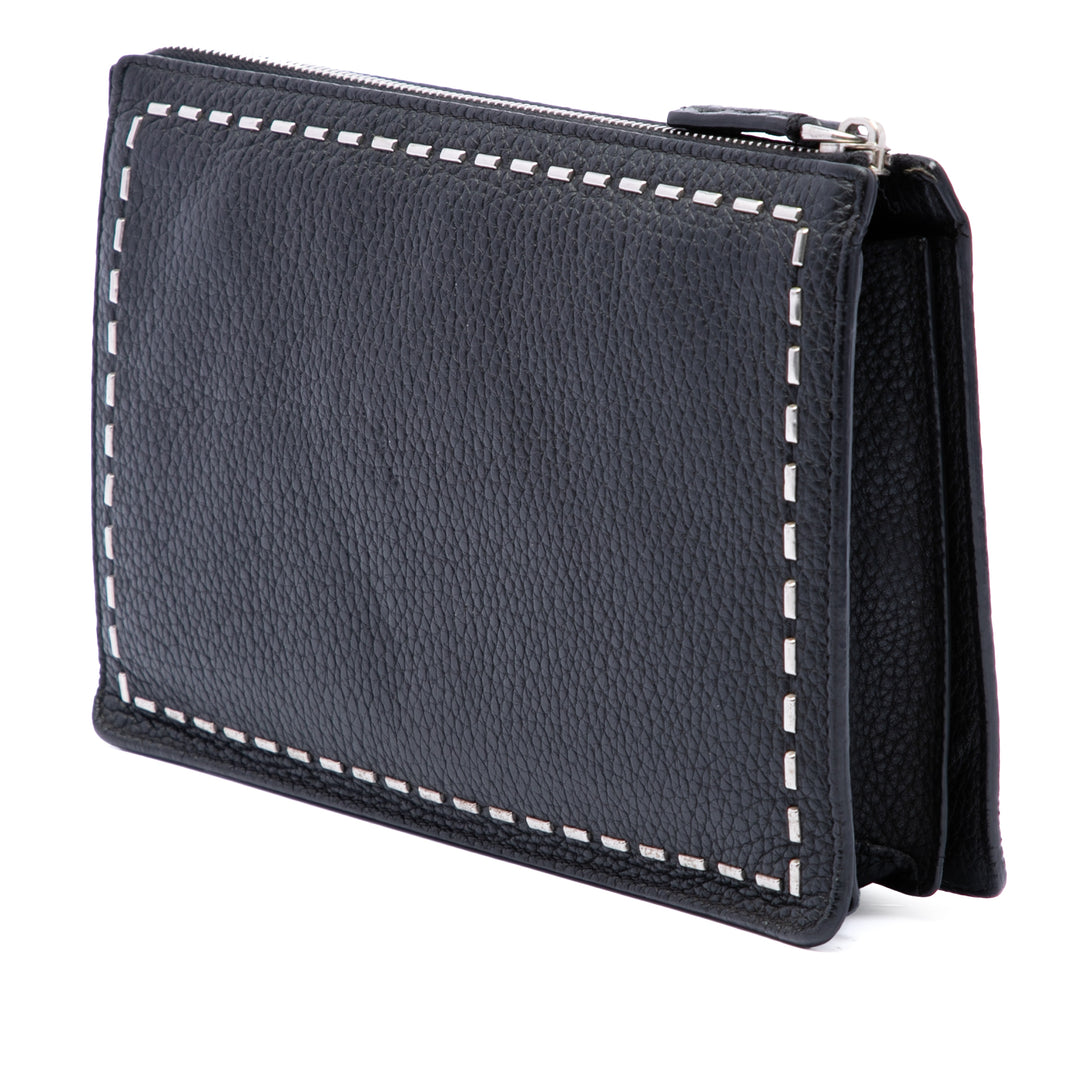 Fendi Selleria Pochette Noir – vue 2 – GABY PARIS