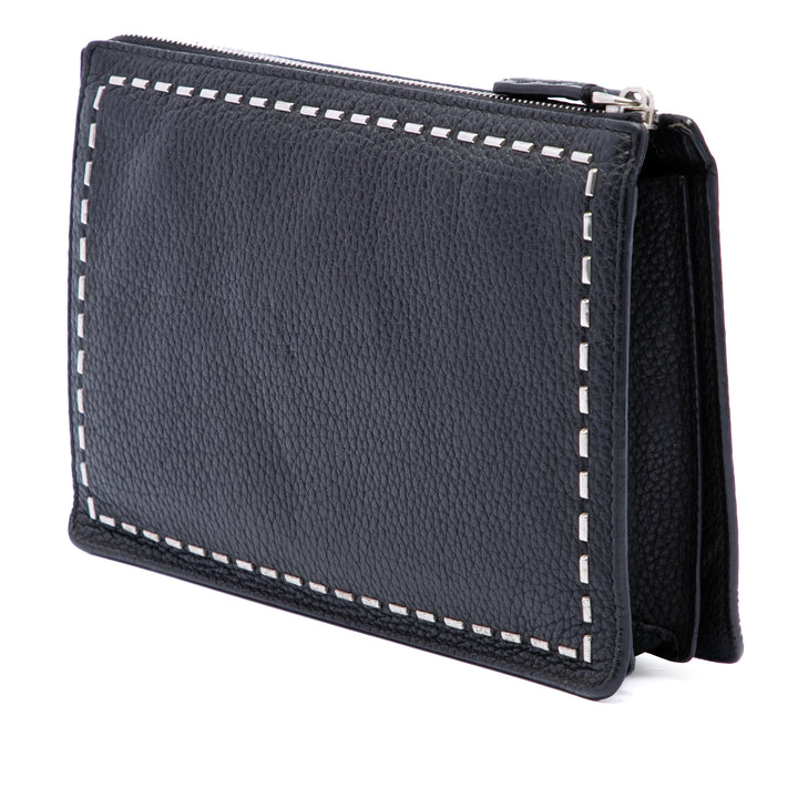 Fendi Selleria Pochette Noir – vue 2 – GABY PARIS
