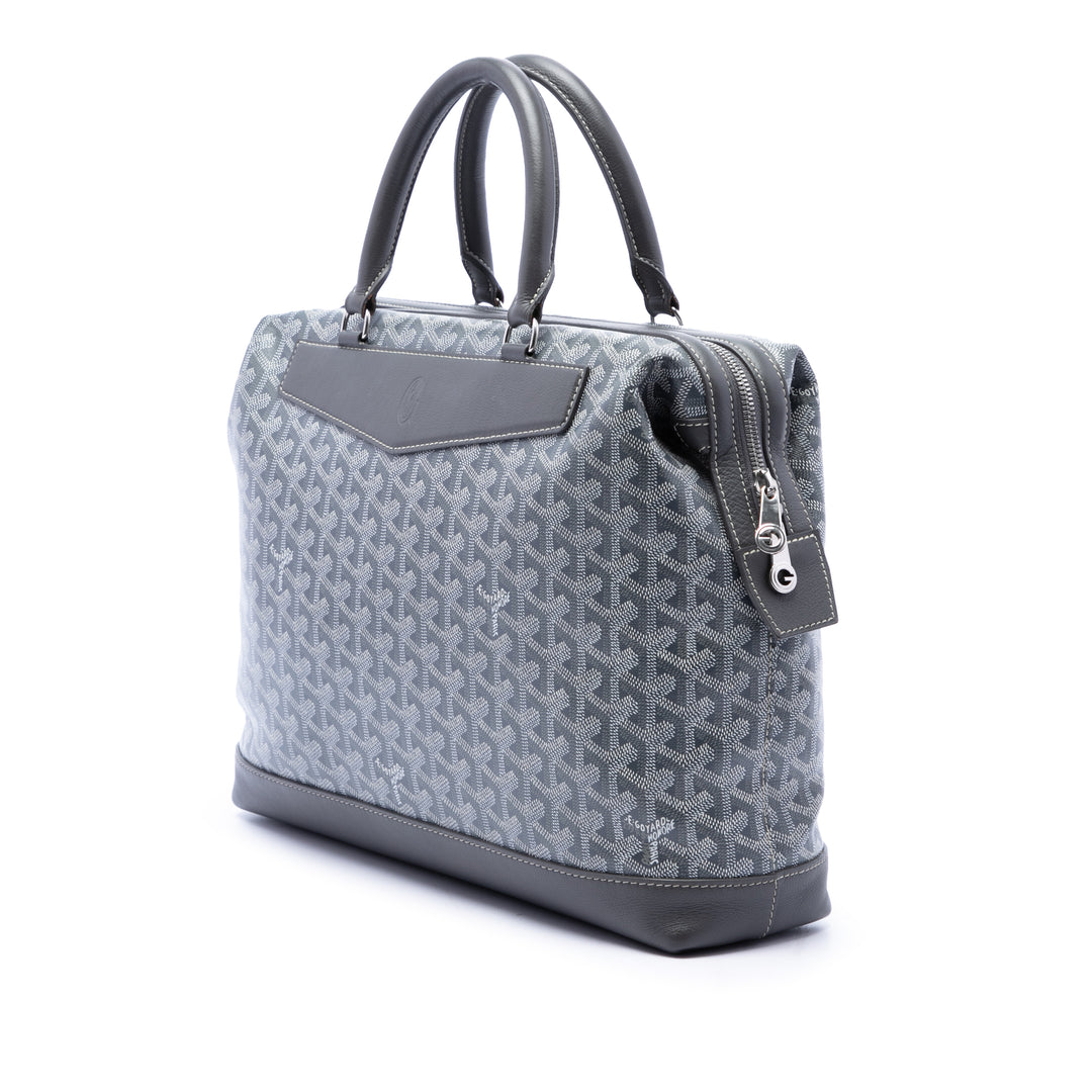 Goyard Cisalpin Document Étui Goyardine Gris