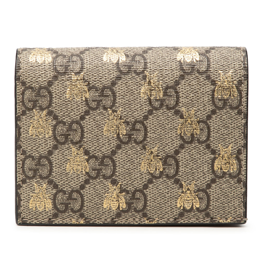 Gucci GG Supreme Bees Bifold Portefeuille