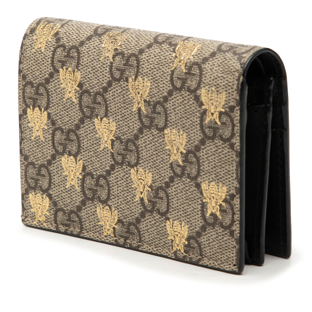 Gucci GG Supreme Bees Bifold Portefeuille