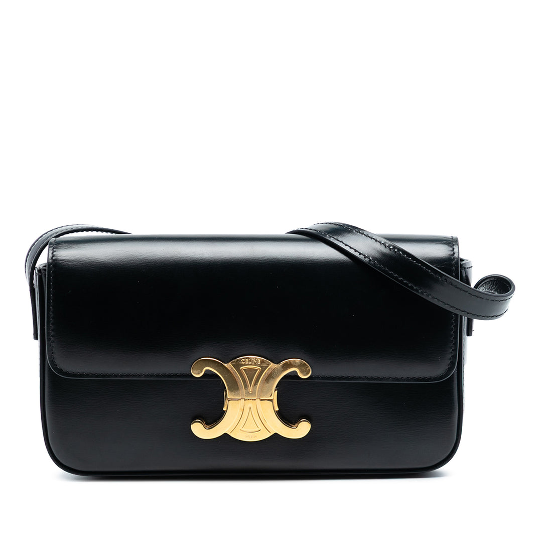 Celine brillant Cuir de veau Triomphe Claude Sac bandoulière – GABY PARIS Authentique