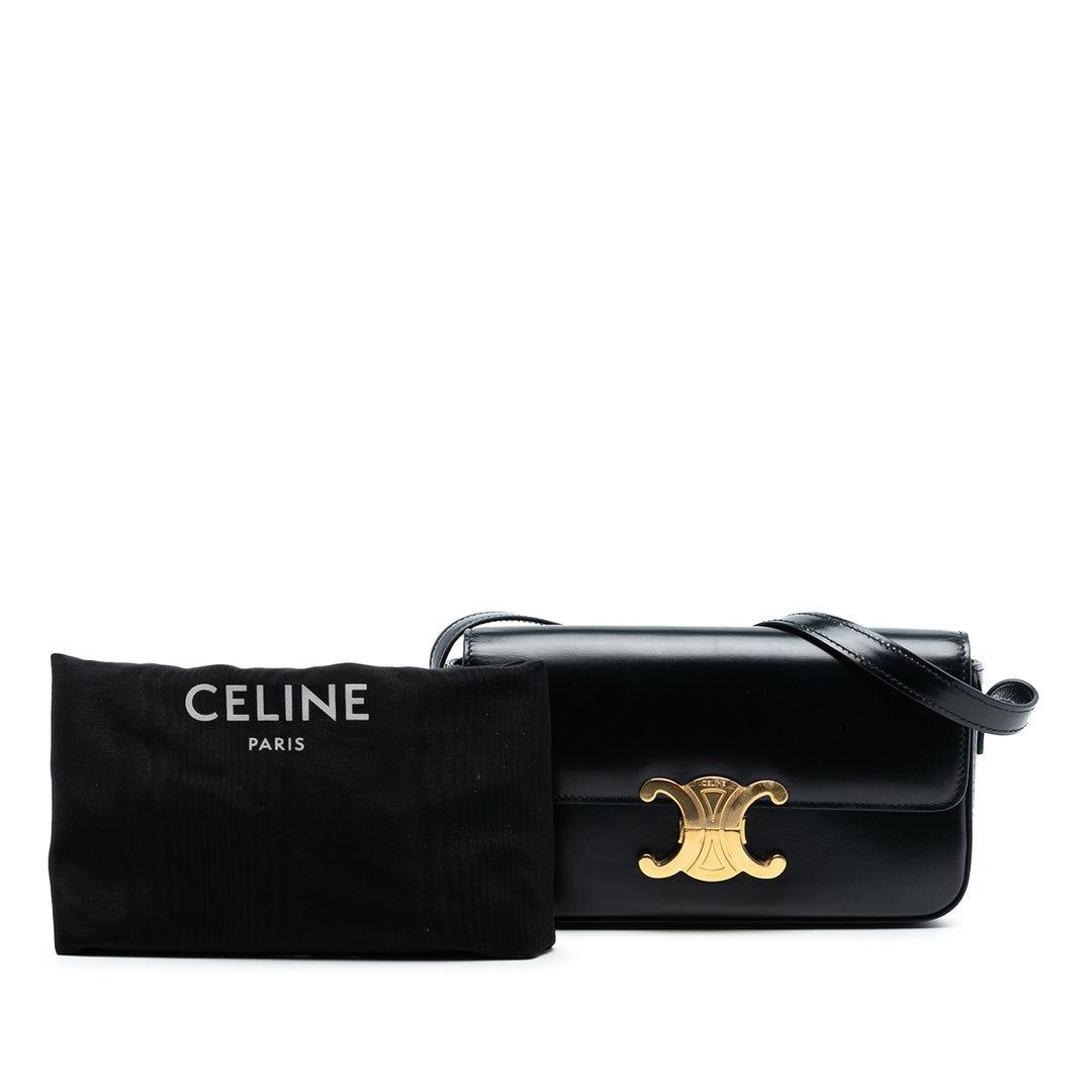 Celine brillant Cuir de veau Triomphe Claude Sac bandoulière – GABY PARIS Authentique