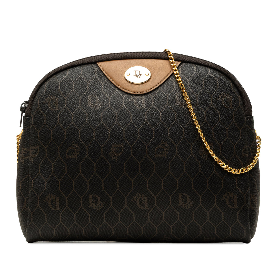 Dior Honeycomb Chaîne Sac Toile enduite Noir – vue principale – GABY PARIS