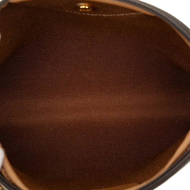 Dior Honeycomb Chaîne Sac Toile enduite Noir – vue 4 – GABY PARIS