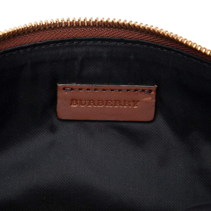 Burberry Sac bandoulière House Check Bridle Peyton Beige – vue 5 – GABY PARIS