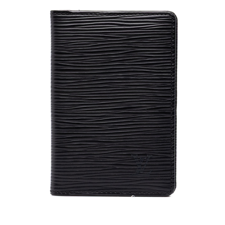 Louis Vuitton Portefeuille Poche Organizer Épi Noir – vue principale – GABY PARIS