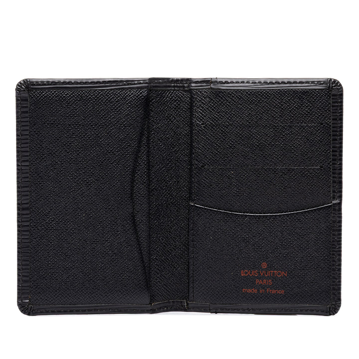 Louis Vuitton Portefeuille Poche Organizer Épi Noir – vue 4 – GABY PARIS
