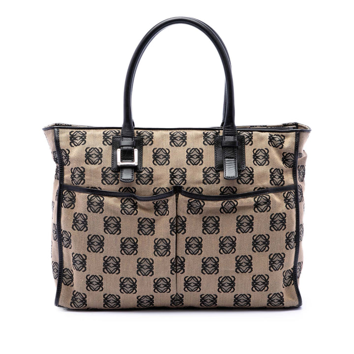 LOEWE Anagram Toile Repeat Cabas