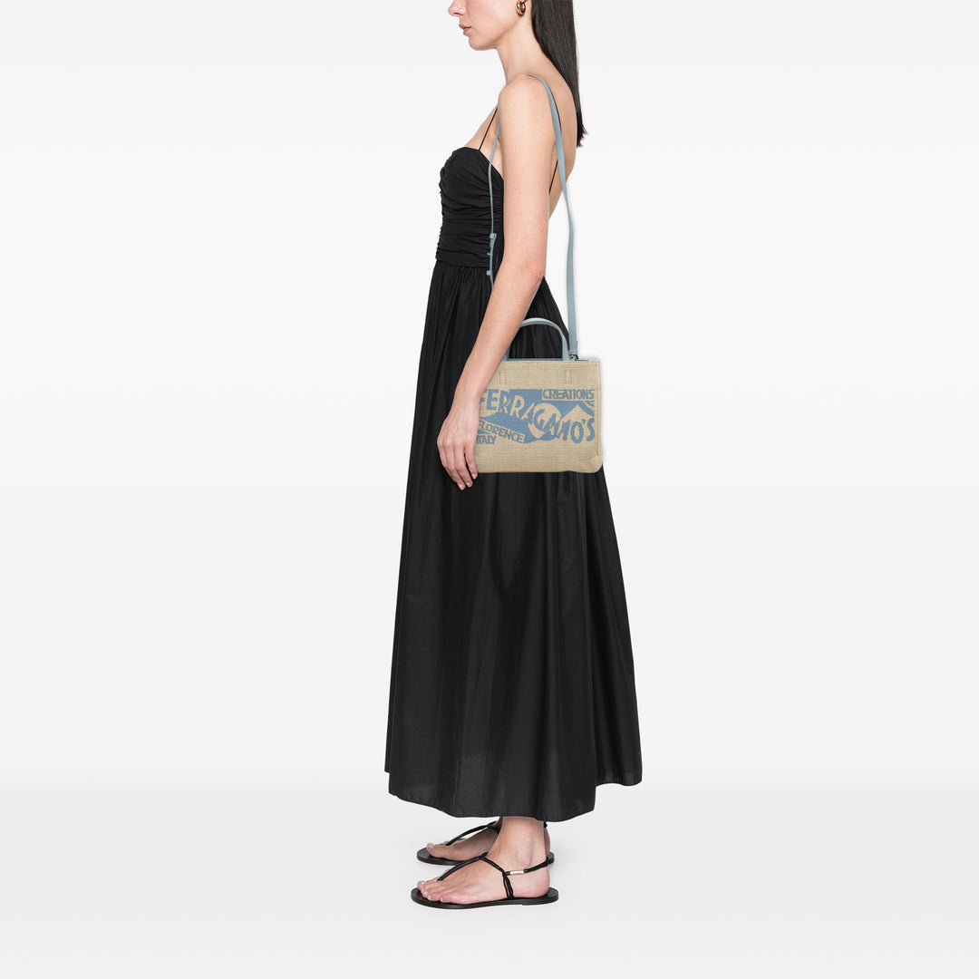 Ferragamos Creations Cabas Moyen Beige