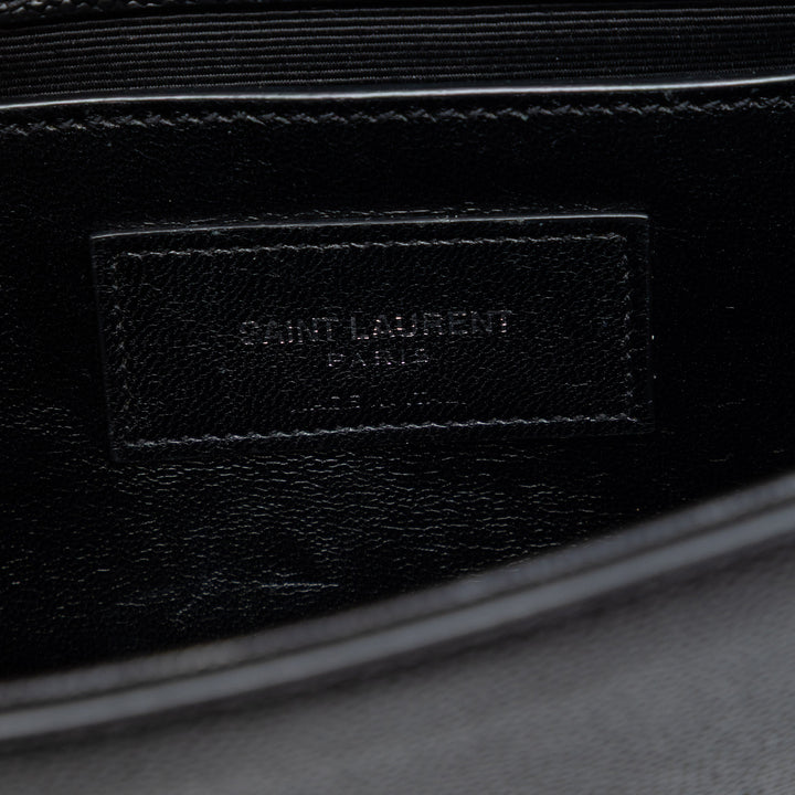 Saint Laurent Small Grain De Poudre clouté Monogram Kate Sac porté croisé