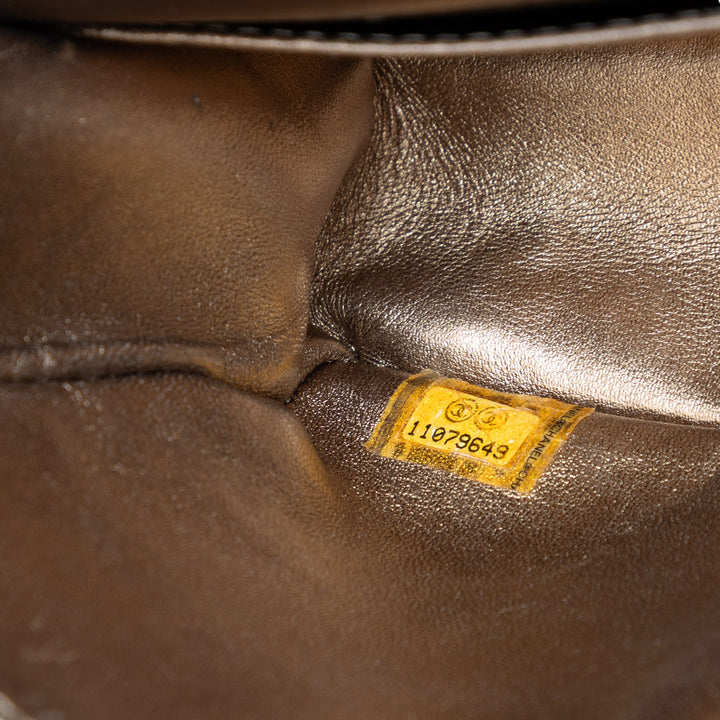 Chanel Matelassé Metallic vieilli Cuir de veau Reissue 2.55 Double rabat 225