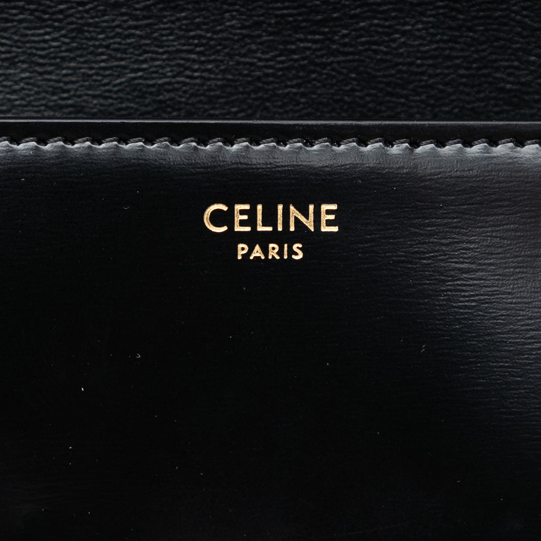 Celine brillant Cuir de veau Triomphe Claude Sac bandoulière