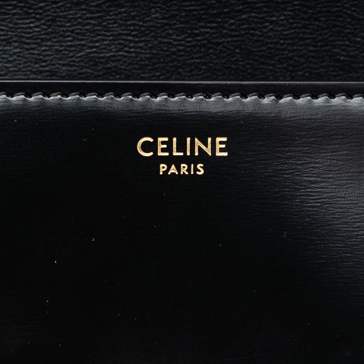 Celine brillant Cuir de veau Triomphe Claude Sac bandoulière