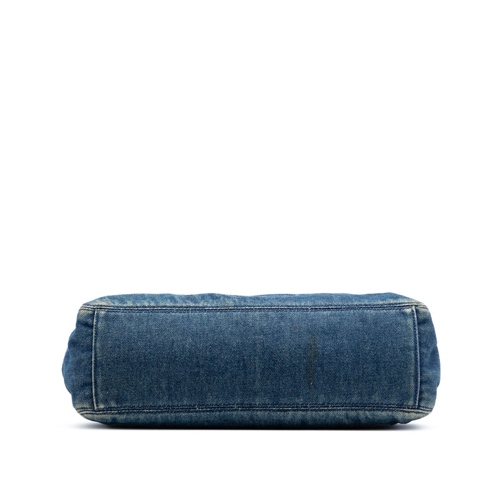 Chanel CC Jean et Cuir Cabas