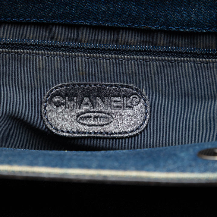 Chanel CC Jean et Cuir Cabas