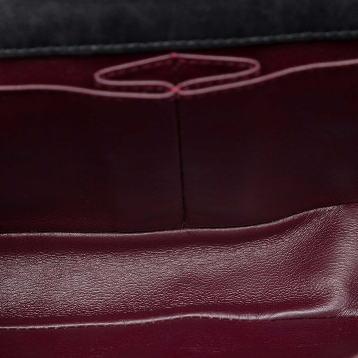 Chanel CC Matelassé East West à rabat Cuir d'agneau Noir