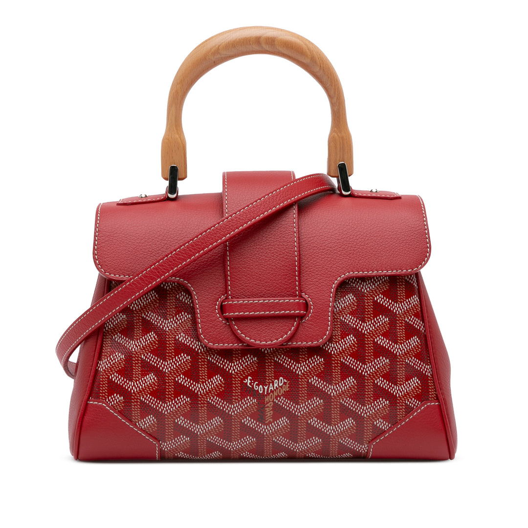 Mini Goyardine Saigon Souple Red - Gaby Paris