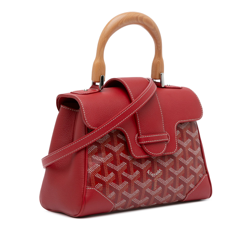 Mini Goyardine Saigon Souple Red - Gaby Paris