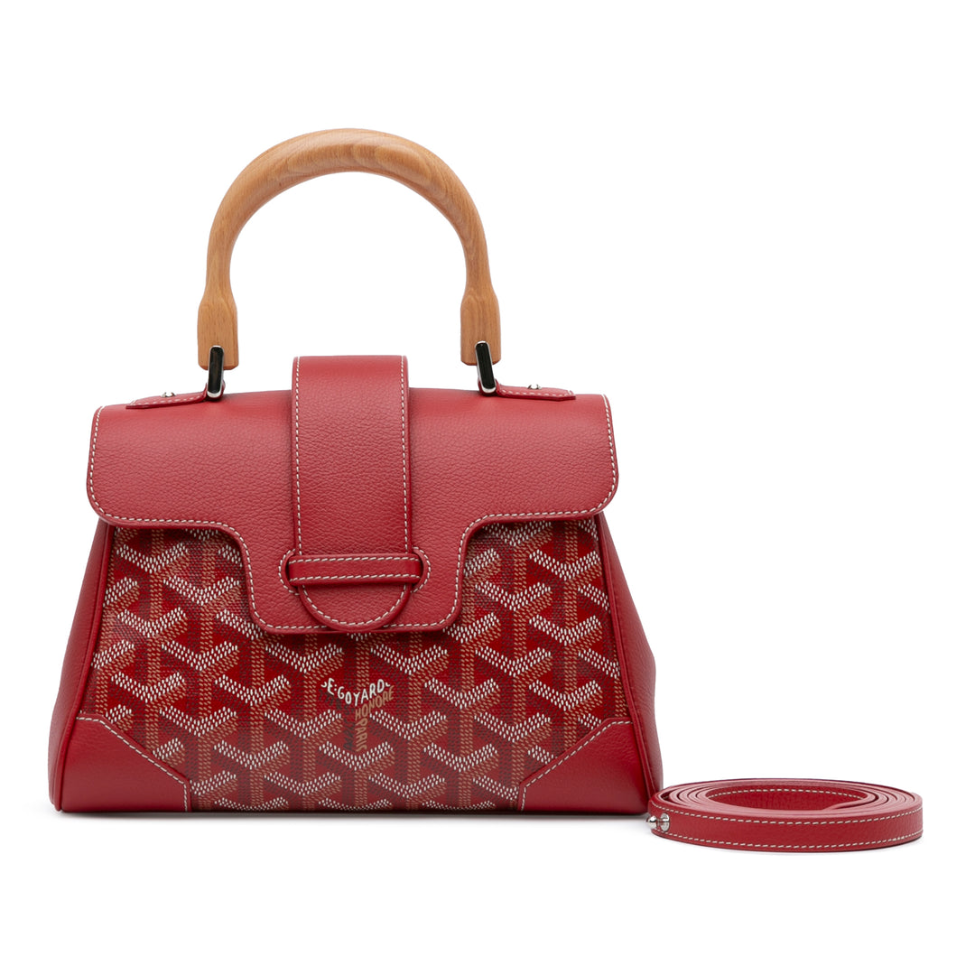 Mini Goyardine Saigon Souple Red - Gaby Paris