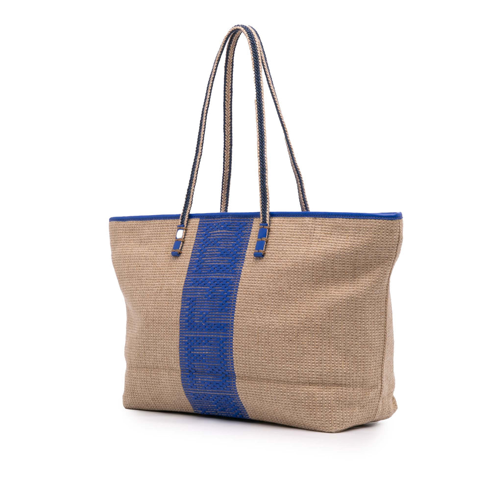 Zucca Raffia Roll Tote Brown - Gaby Paris