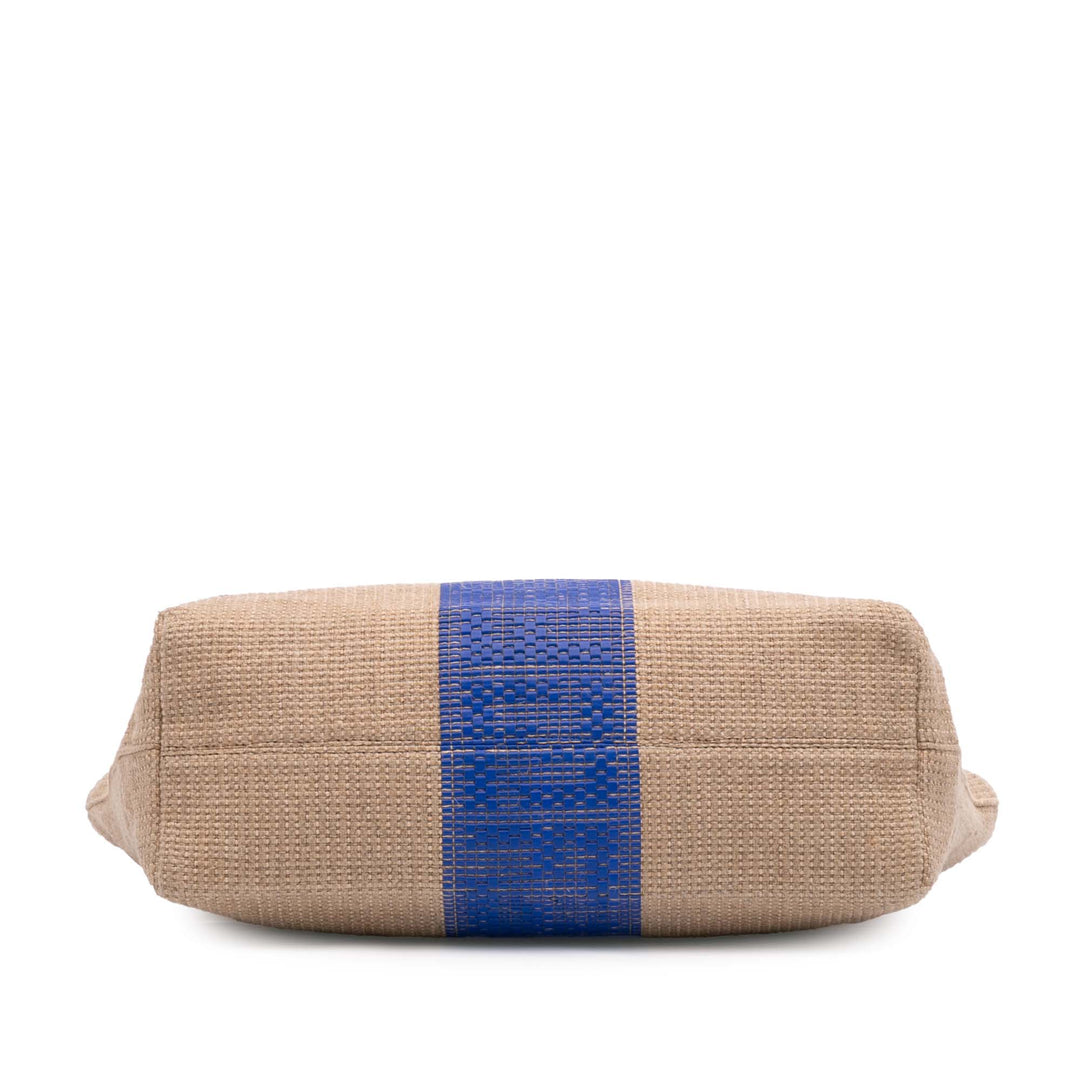 Zucca Raffia Roll Tote Brown - Gaby Paris
