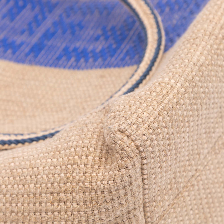 Zucca Raffia Roll Tote Brown - Gaby Paris