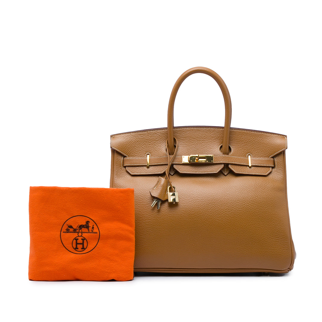 Birkin Retourne 35 Togo Marron