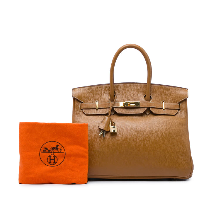 Birkin Retourne 35 Togo Marron